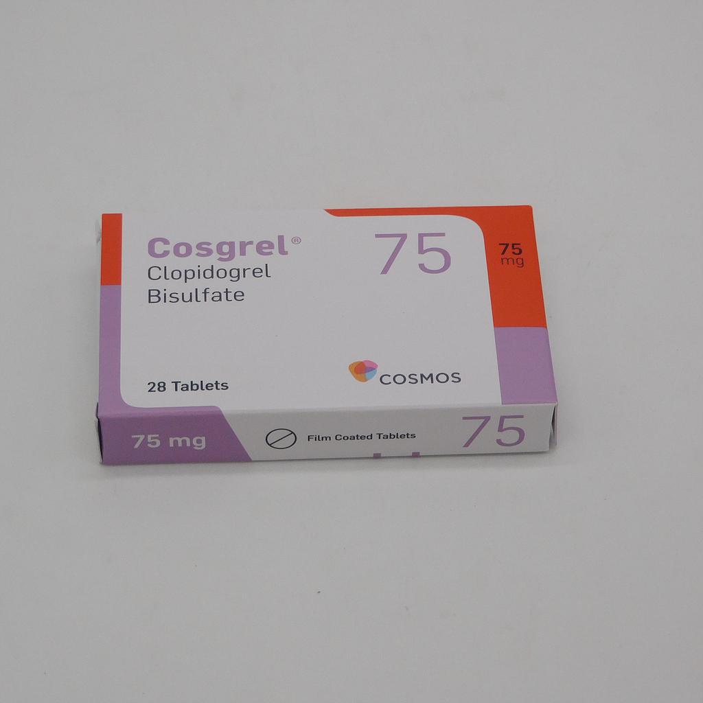 Clopidogrel 75mg Tablets (Cosgrel)