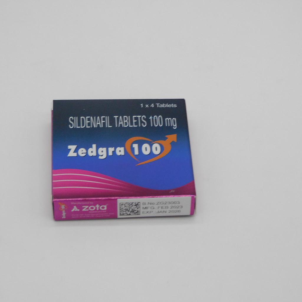 Sildenafil 100mg Tablets (Zedgra)