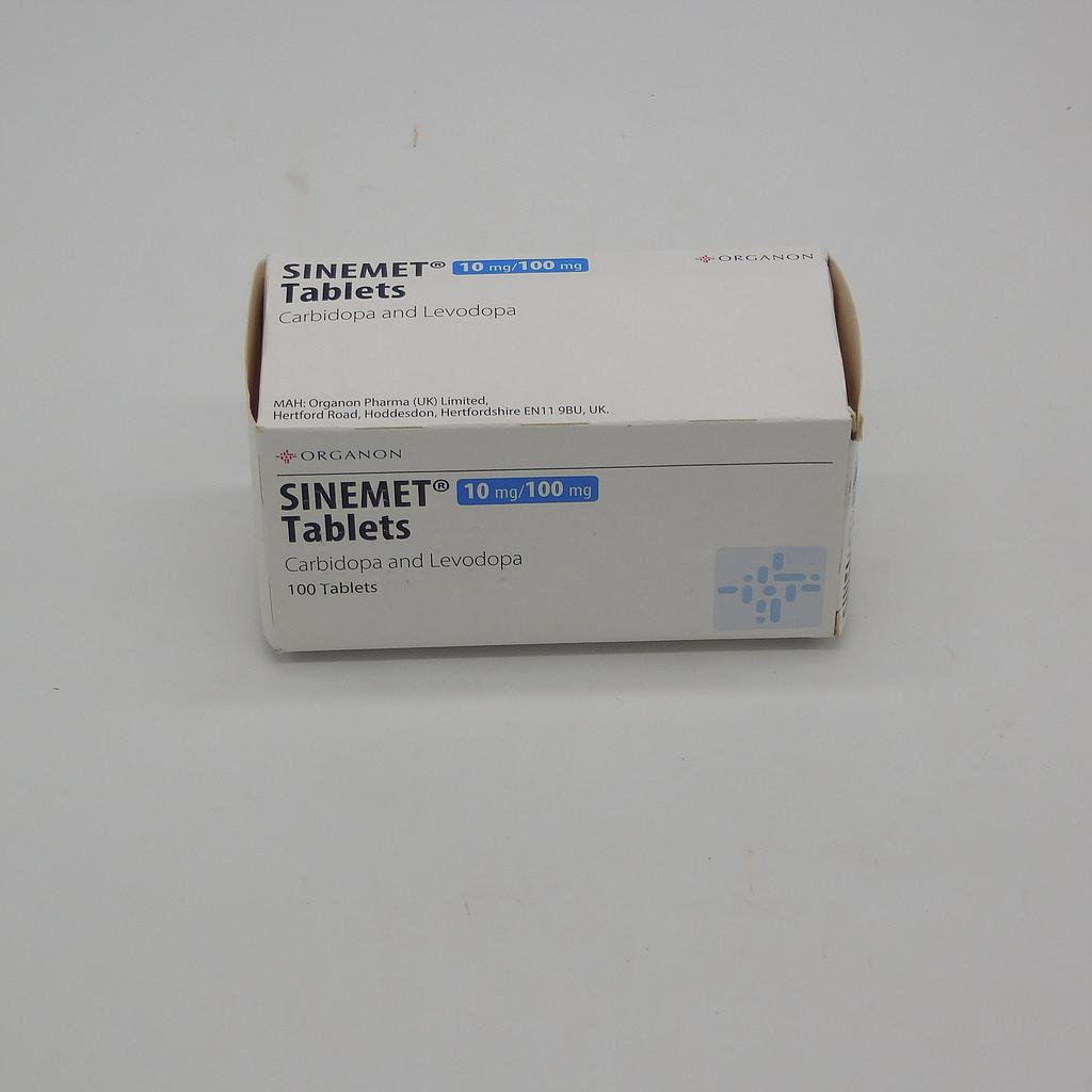 Carbidopa/Levodopa 10/100mg Tablets (Sinemet)