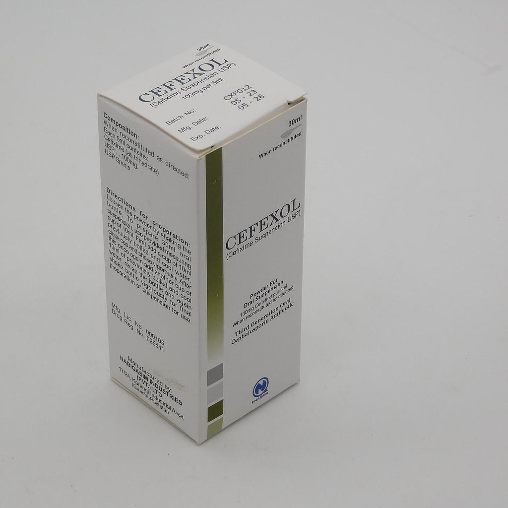 Cefixime 100mg/5ml Oral Suspension 30ml (Cefexol)