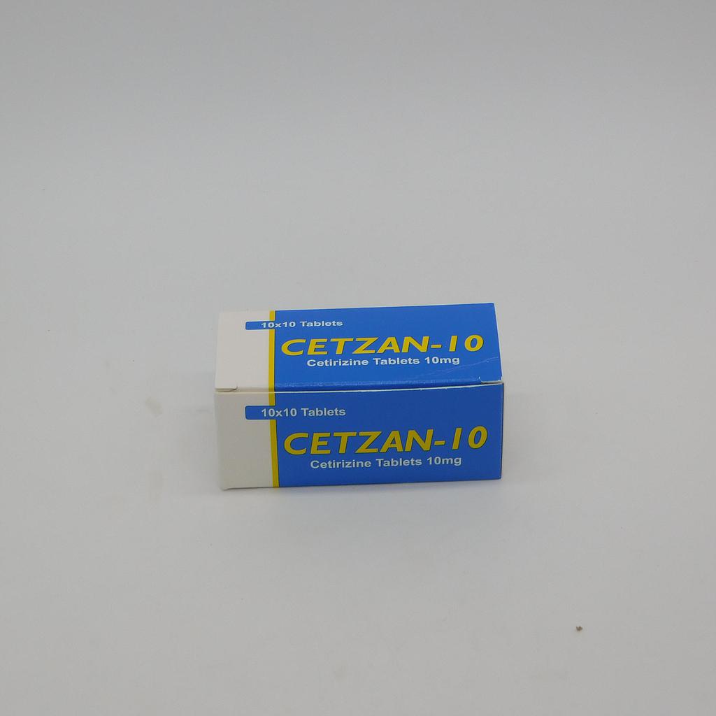 Cetirizine 10mg Tablets (Cetzan-10)