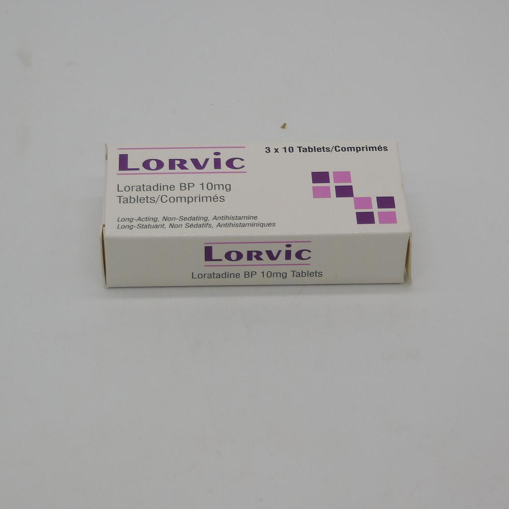 Loratidine 10mg Tablets (Lorvic)