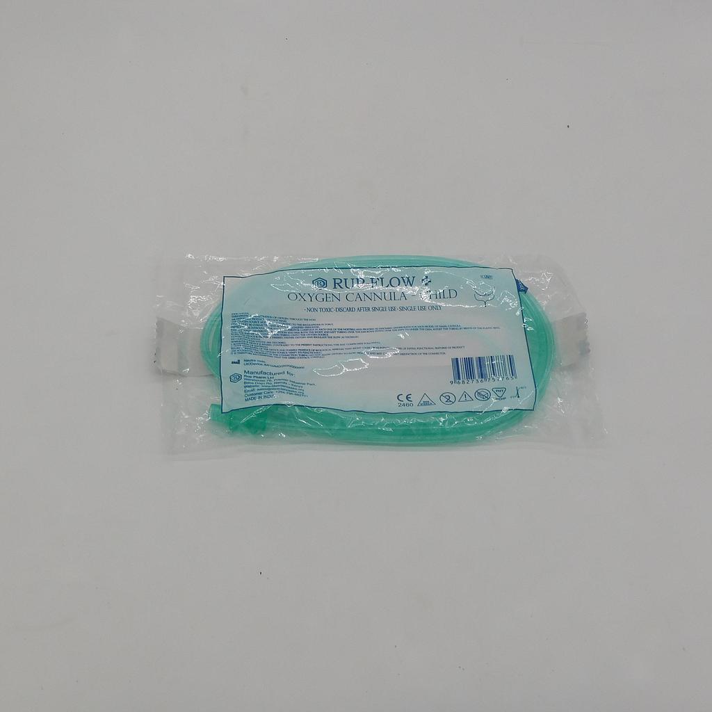 Oxygen Nasal Catheter/Prongs Paediatric (Rup-flow)