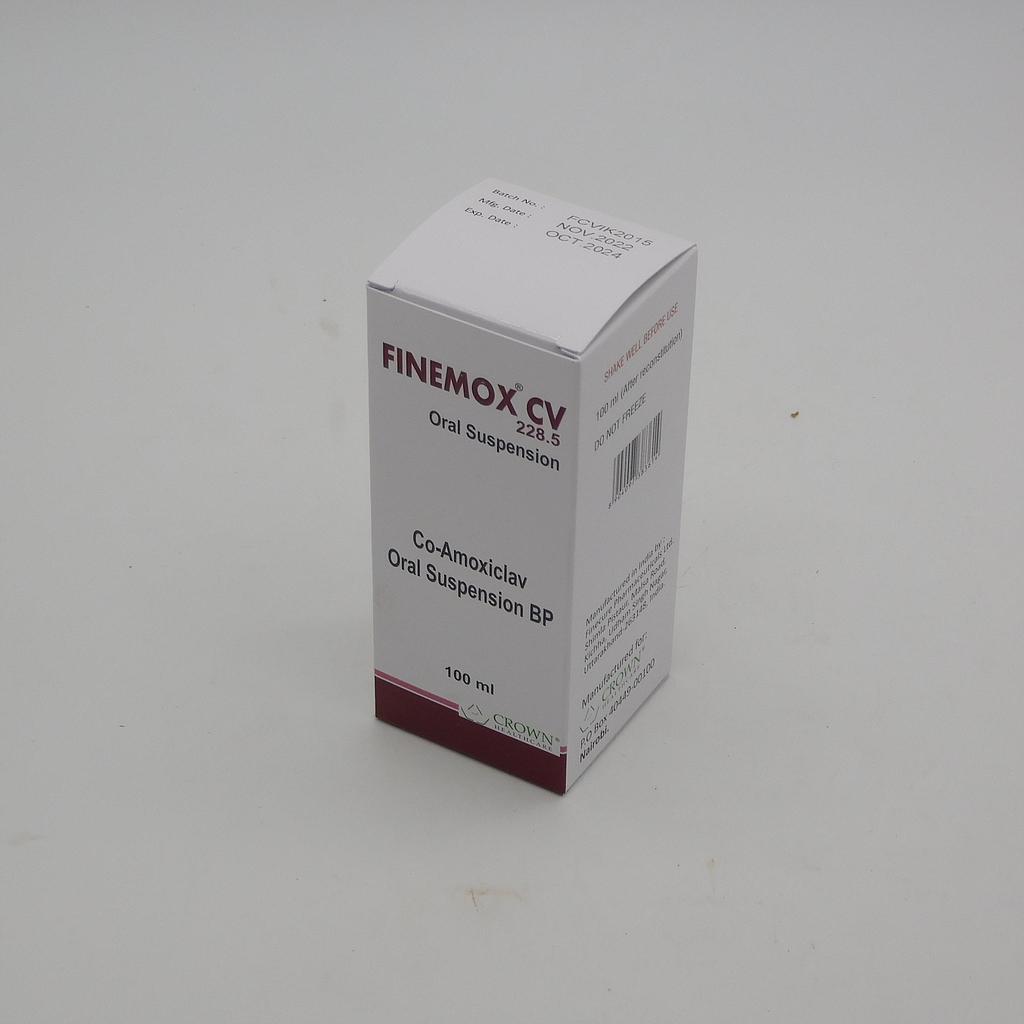 Amoxicillin/Clavulanate Potassium 228mg/5ml 70ml Syrup (Finemox)