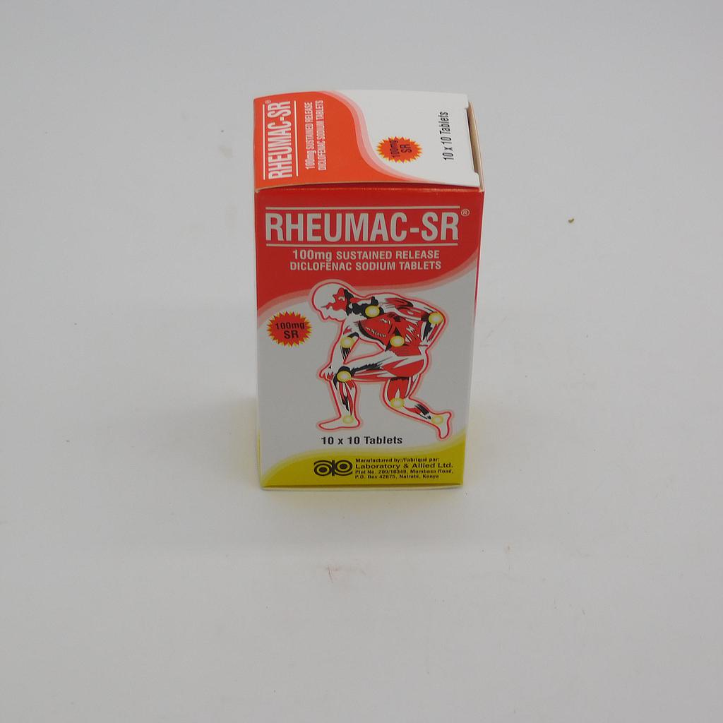 Diclofenac Sodium 100mg Tablets (Rheumac SR) 
