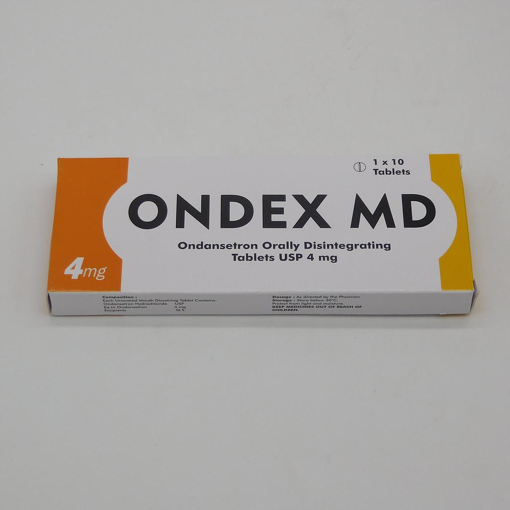 Ondansetrone 4mg Tablets (Ondex MD)