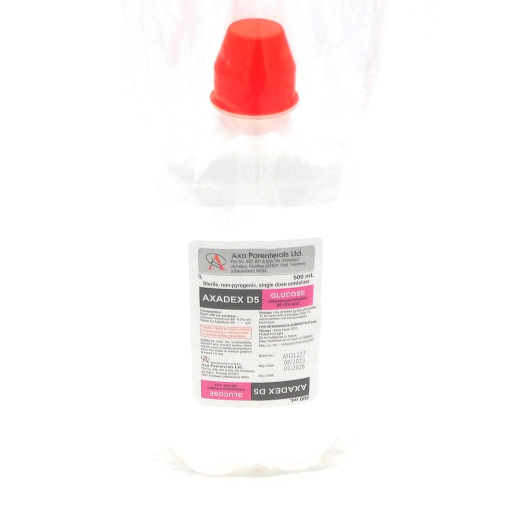 Dextrose 5% 500ml (Axadex)