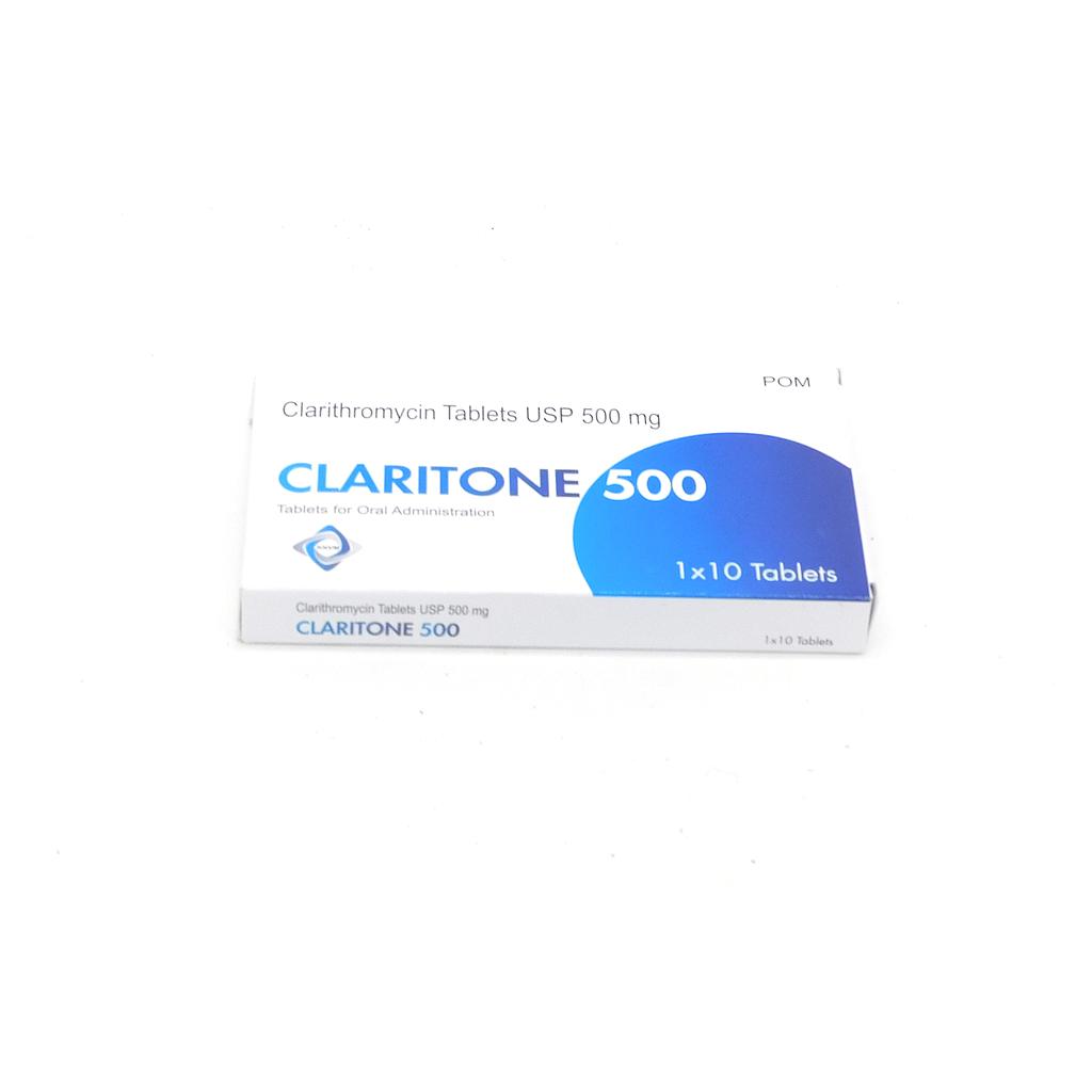 Clarithromycin 500mg Tablets (Claritone 500)