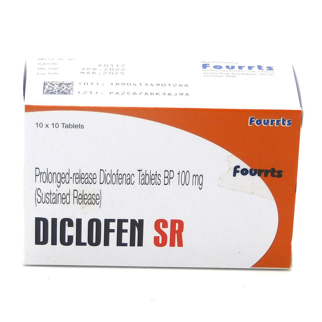 Diclofenac Sodium 100mg Tablets (Diclofen SR)