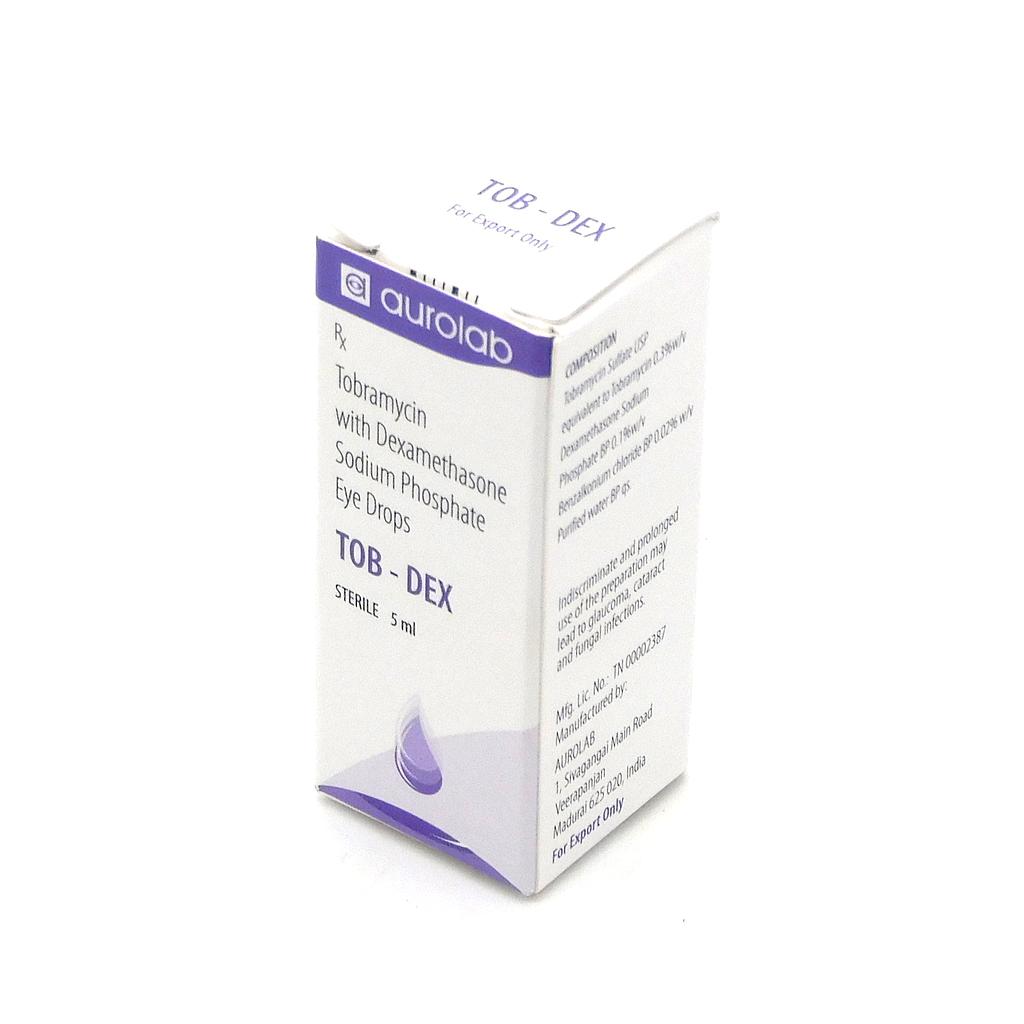 Dexamethasone/Tobramycin Eye Drops (Tob-dex)