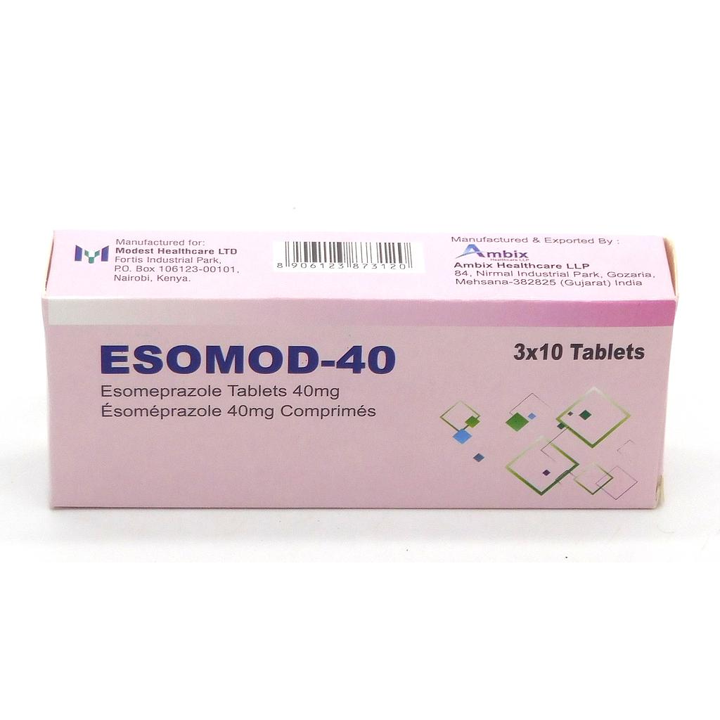 Esomeprazole 40mg Tablets (Esomod-40)