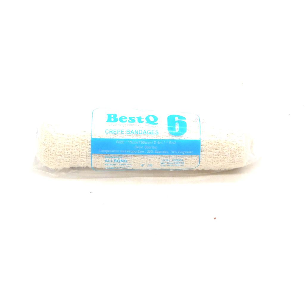 Crepe bandage 6 inch (Best Q)