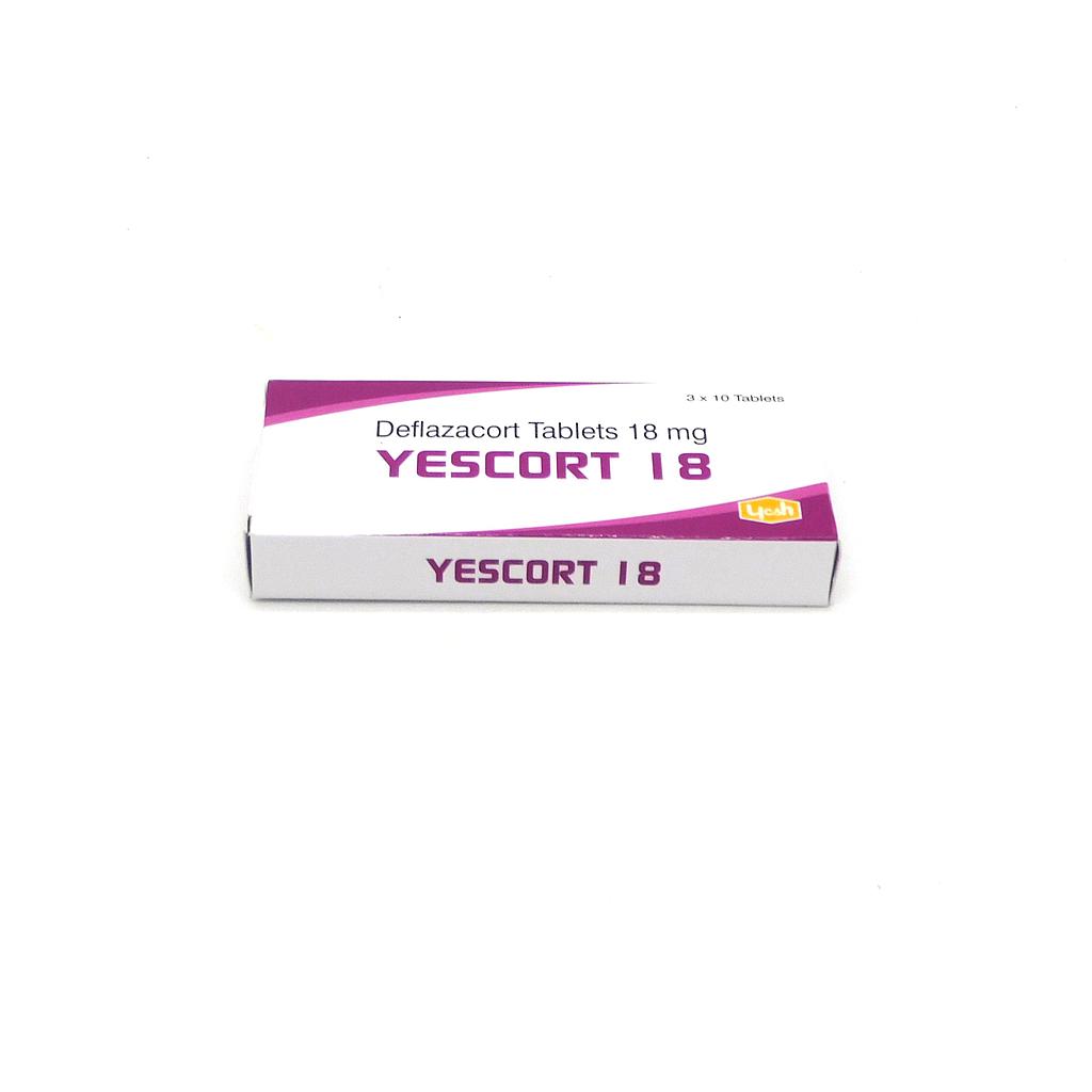 Deflazacort 18mg Tablets (Yescort)