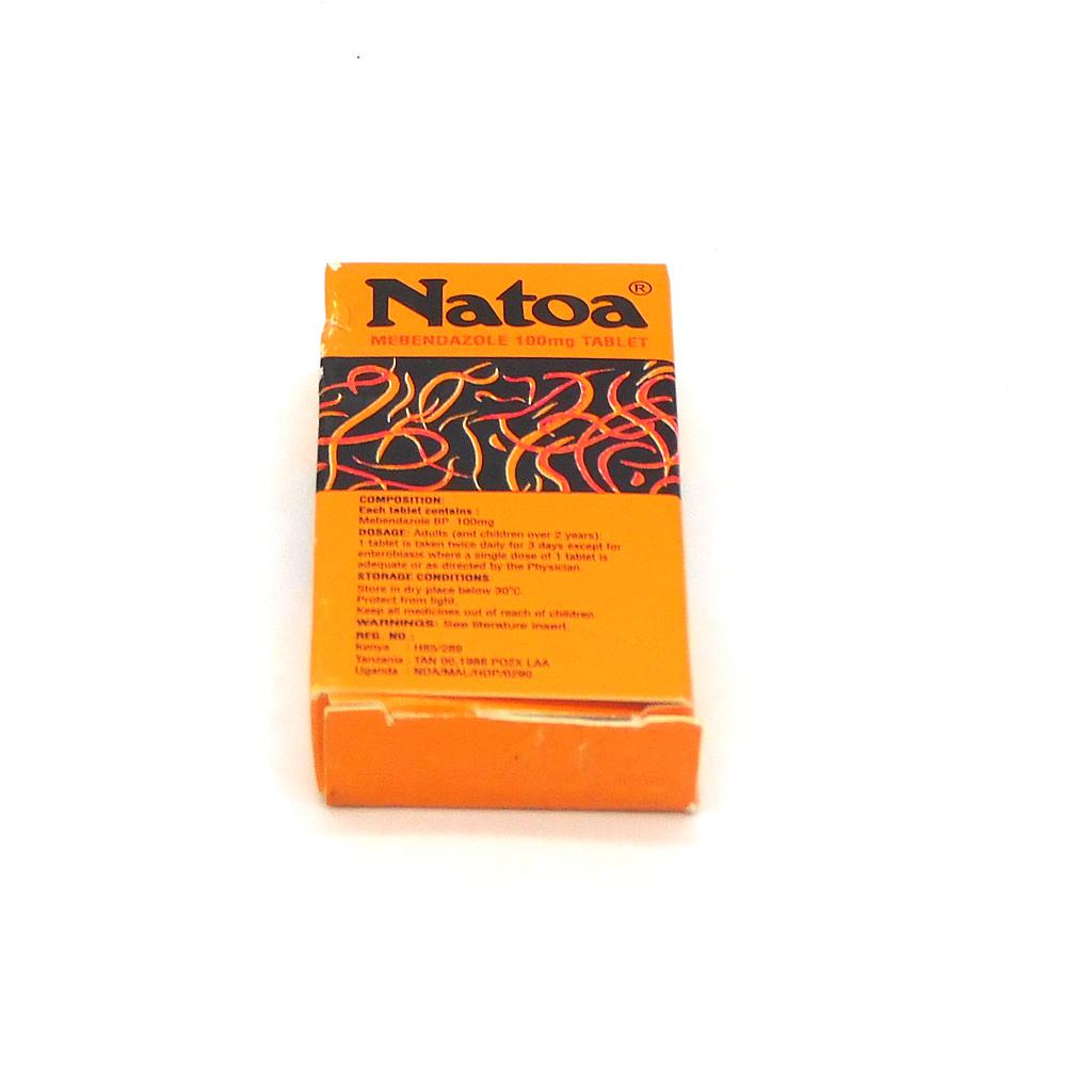 Mebendazole 100mg Tablets (Natoa)