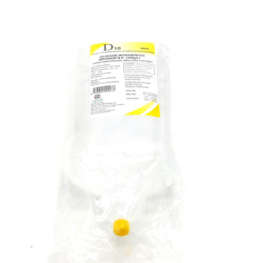 Dextrose 10% 500ml (Apdl)