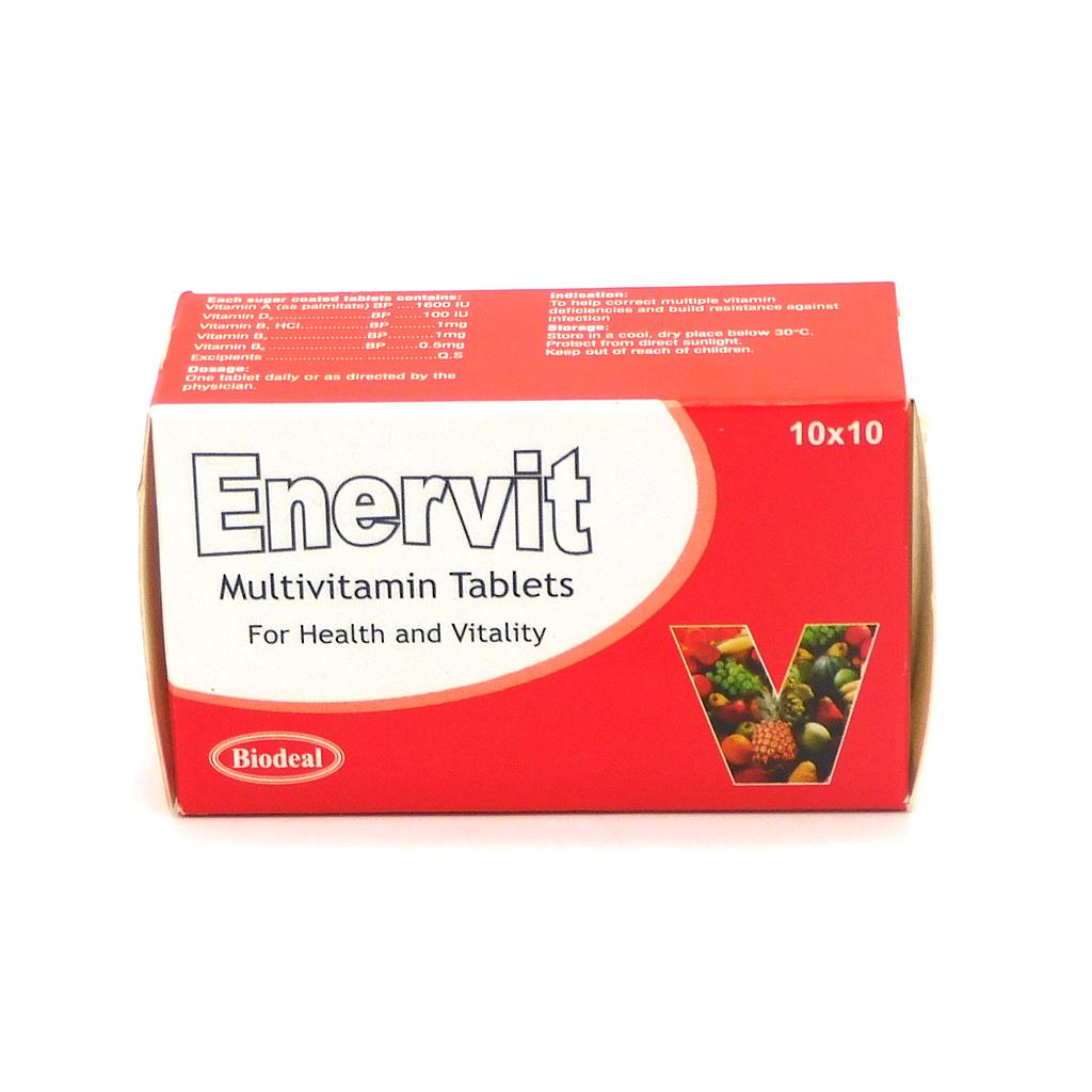 Multivitamin 5mg Tablets Blister (Enervit)