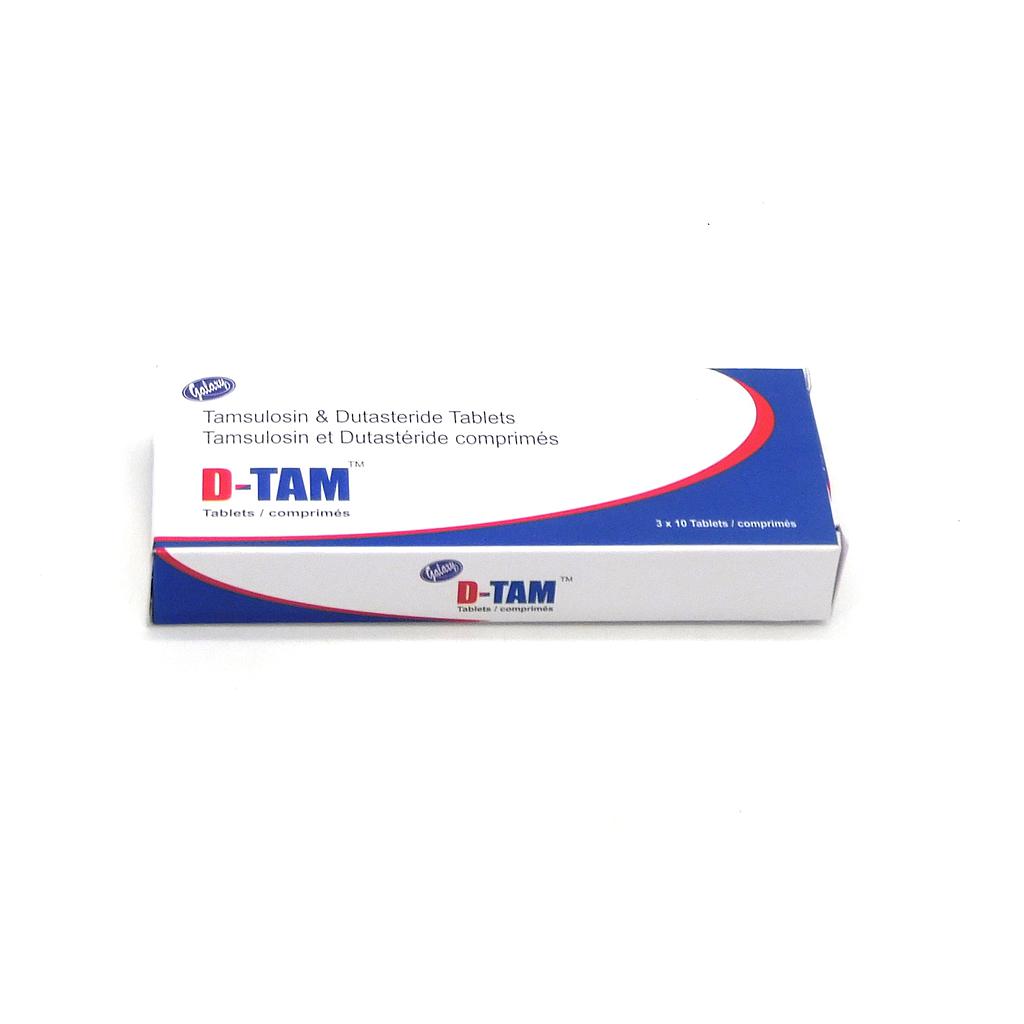 Dutasteride/Tamsulosin 0.5/0.4mg Tablets (D-tam) 