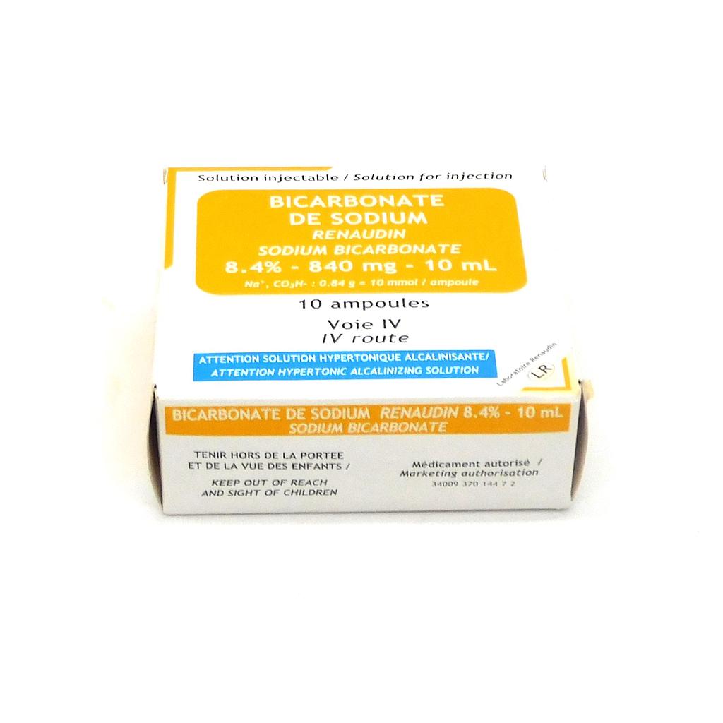 Sodium Bicarbonate 840mg/10ml Injection Vial (Renaudin)