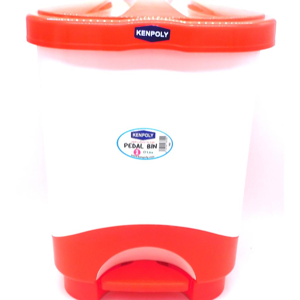 Pedal Bin 17 litres (Kenpoly)