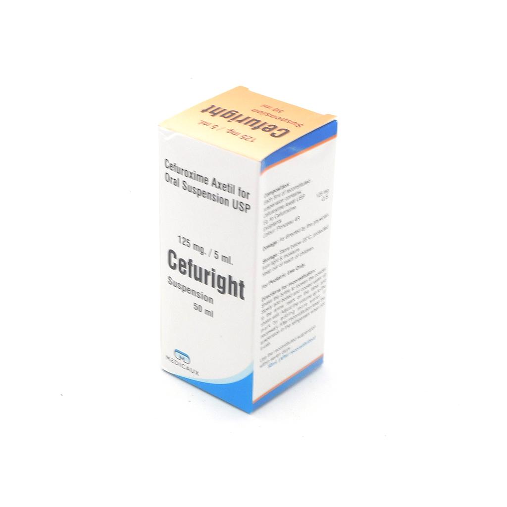 Cefuroxime Axetil 125mg/5ml Oral Suspension 50ml (Cefuright)