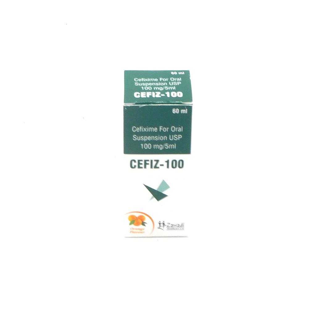 Cefixime 100mg/5ml Oral Suspension 60ml (Cefiz)