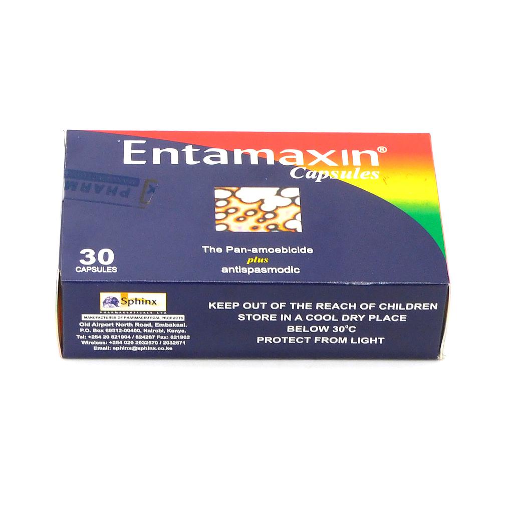 Metronidazole/Diloxanide 200/250mg Capsules (Entamaxin)