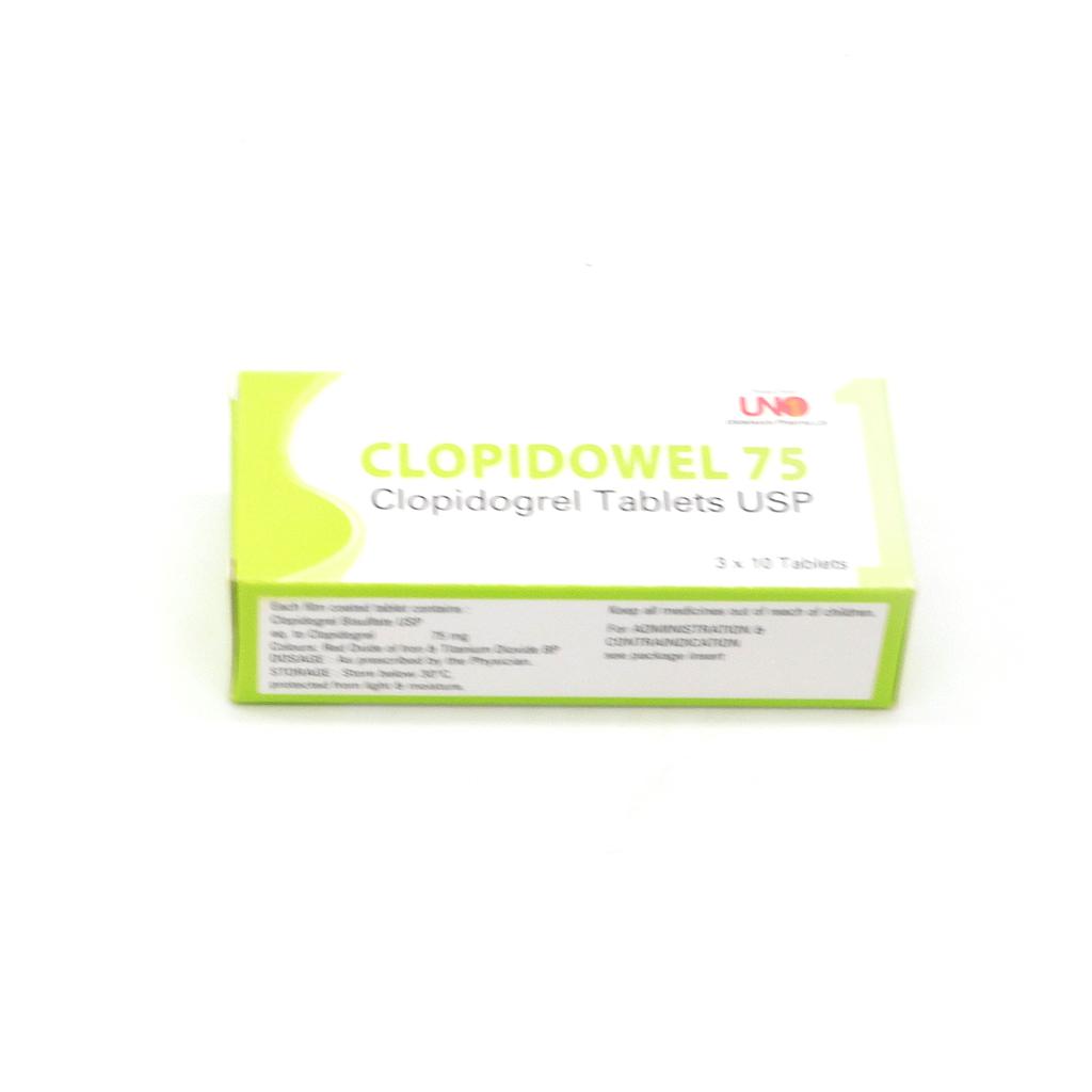 Clopidogrel 75mg Tablets (Clopidowel)