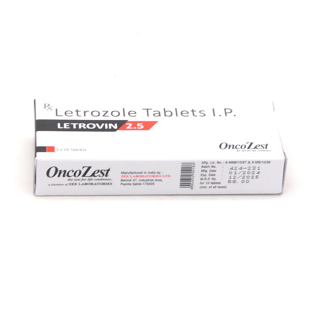 Letrozole 2.5mg Tablets (Letrovin)