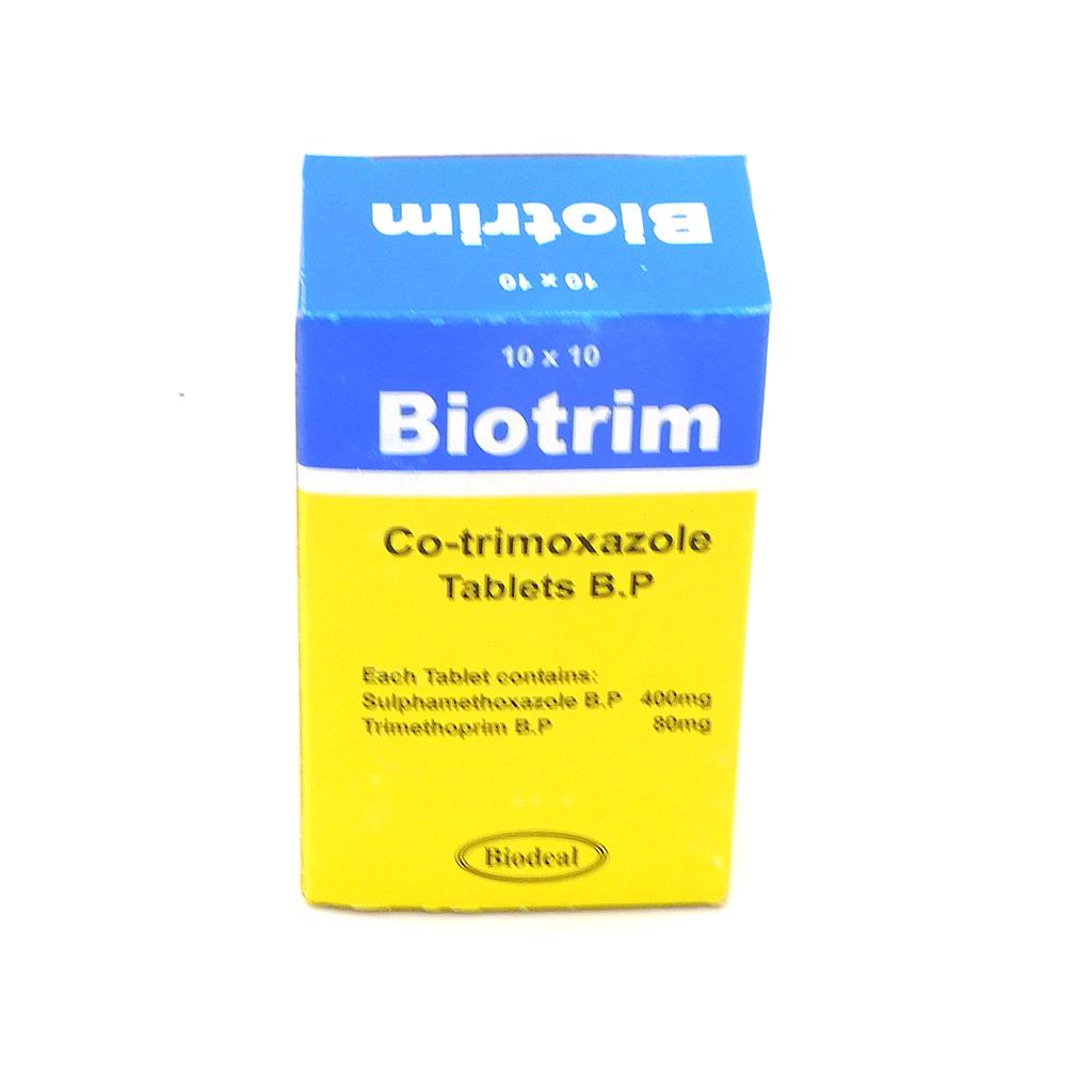 Co-Trimoxazole 400/80mg Tablets Blister (Biotrim)