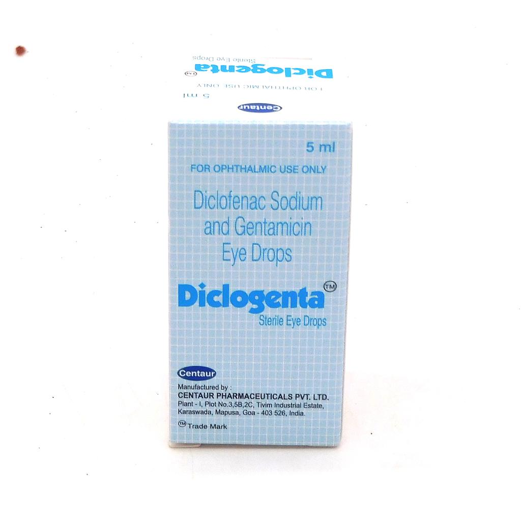 Diclofenac/Gentamycin Eye Drops 5ml (Diclogenta)