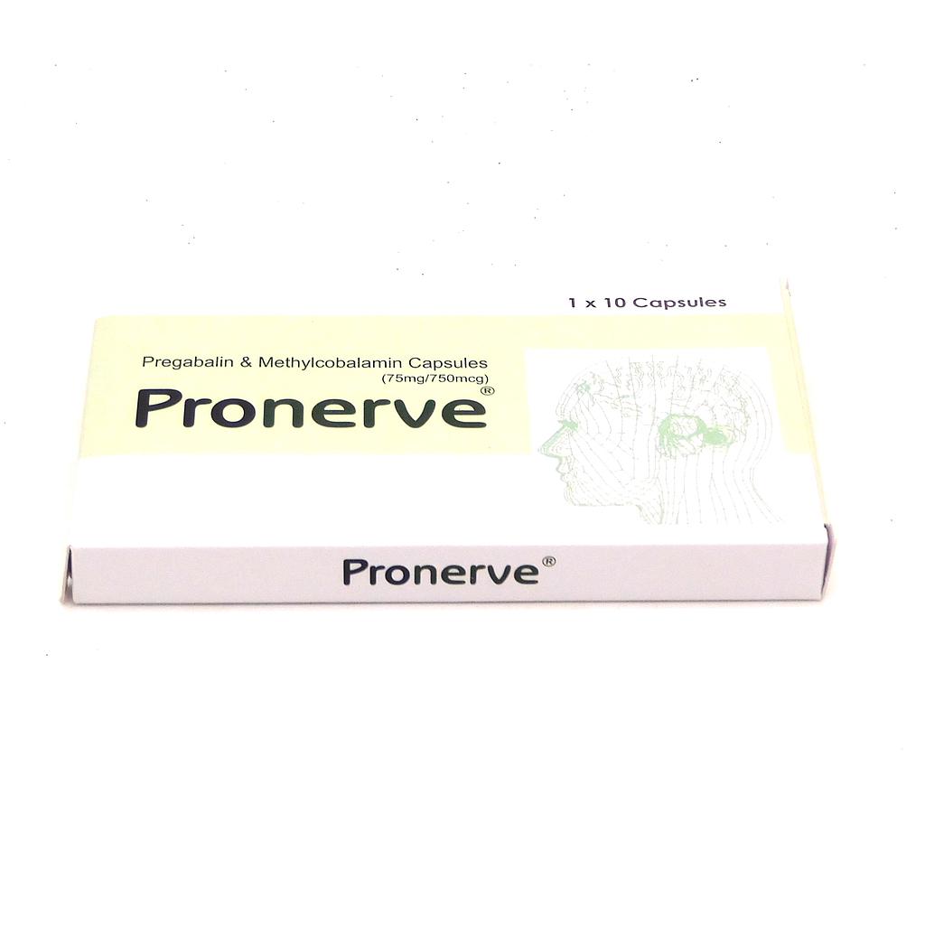 Pregabalin/Methylcobalamin 75mg/750mcg Capsules (PRONERVE)