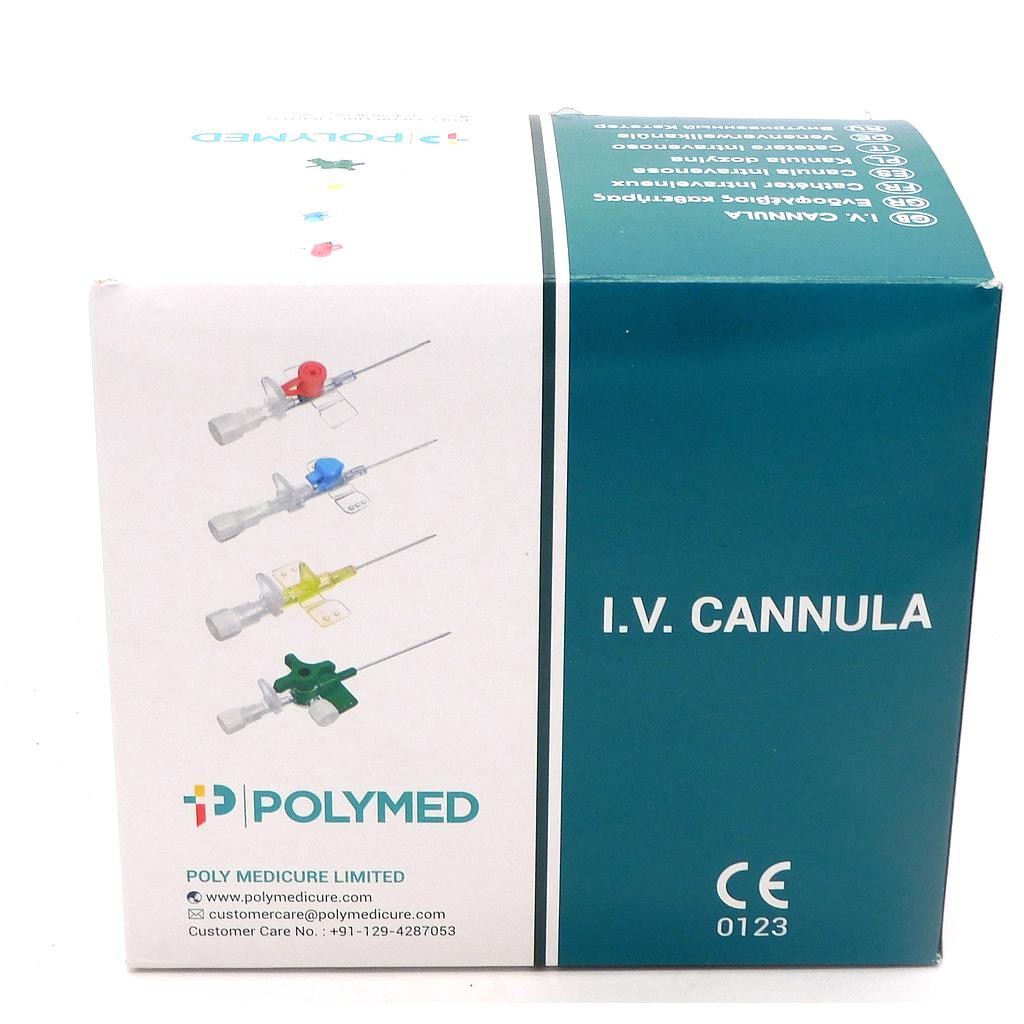 Cannula G24 - Yellow (Polymed)