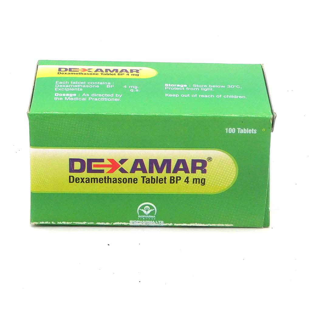 Dexamethasone 4mg Tablets Blister (Dexamar)
