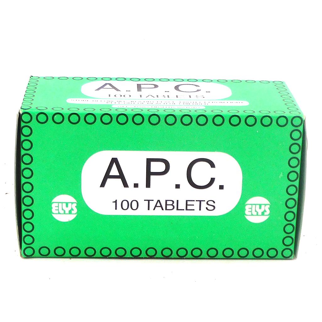 APC Tablets 150mg/250mg/30mg (Elys)