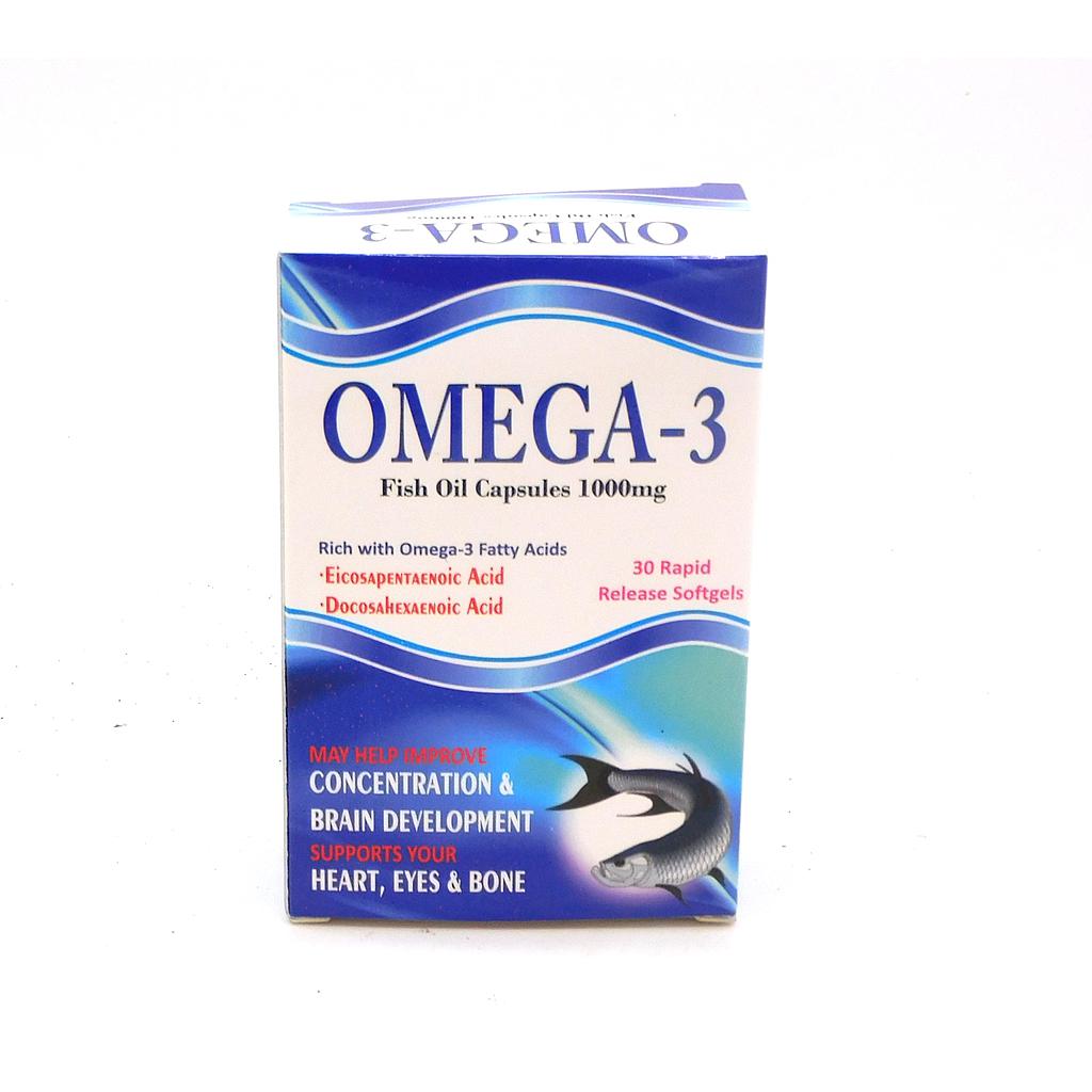 Omega 3 1000mg Capsules (Omega-3)