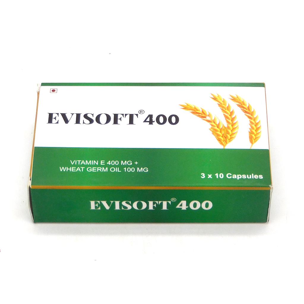 Vitamin E 400mg Capsules (Evisoft 400)