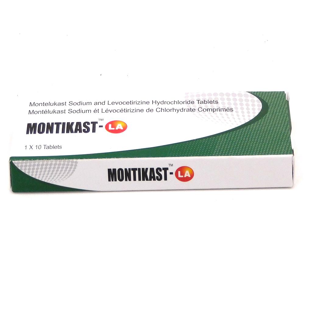 Montelukast/Levocetrizine Dihydrochloride 10mg Tablets (Montikast-LA)