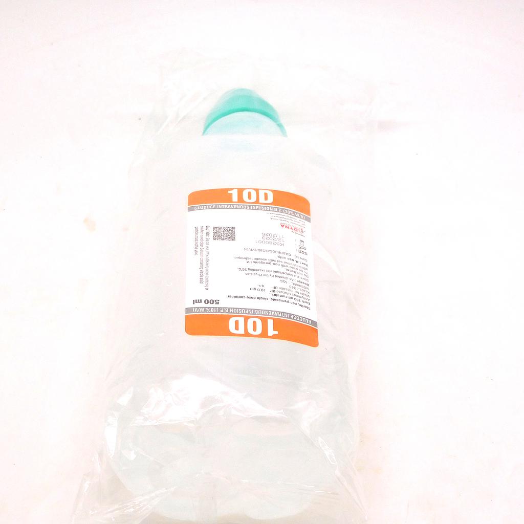 Dextrose 10% 500ml (10D)