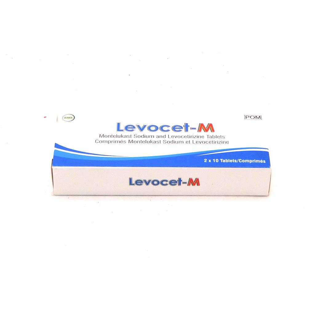 Montelukast/Levocetrizine Dihydrochloride 10mg Tablets (Levocet M)