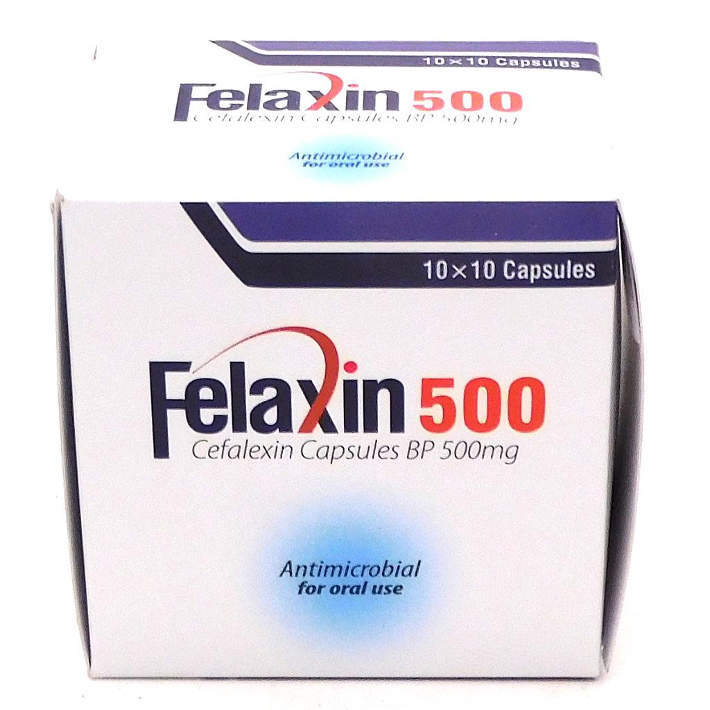 Cefalexin 500mg Capsules (Felaxin 500)