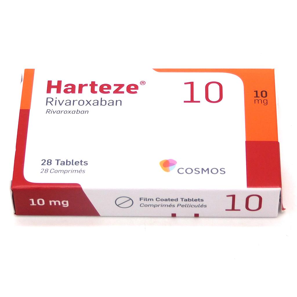 Rivaroxaban 10mg Tablets (Harteze)