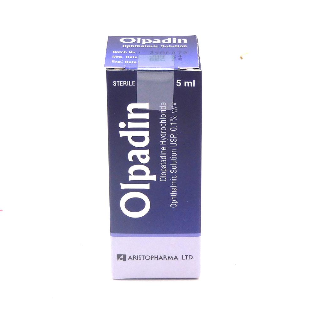 Olopatadine 0.1% w/v Eye Drops 5ml (Olpadin)
