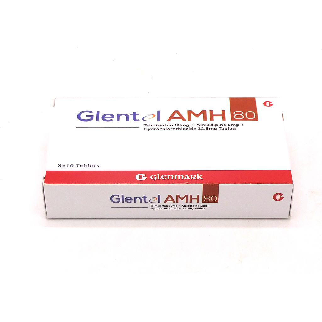 Telmisartan/Amlodipine/Hydrochlothiazide 80mg/5mg/12.5mg Tablets (Glentel AMH)