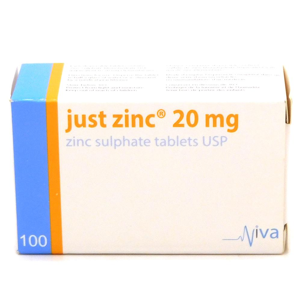 Zinc Sulphate 20mg Dispersible Tablets Blister (Just Zinc)