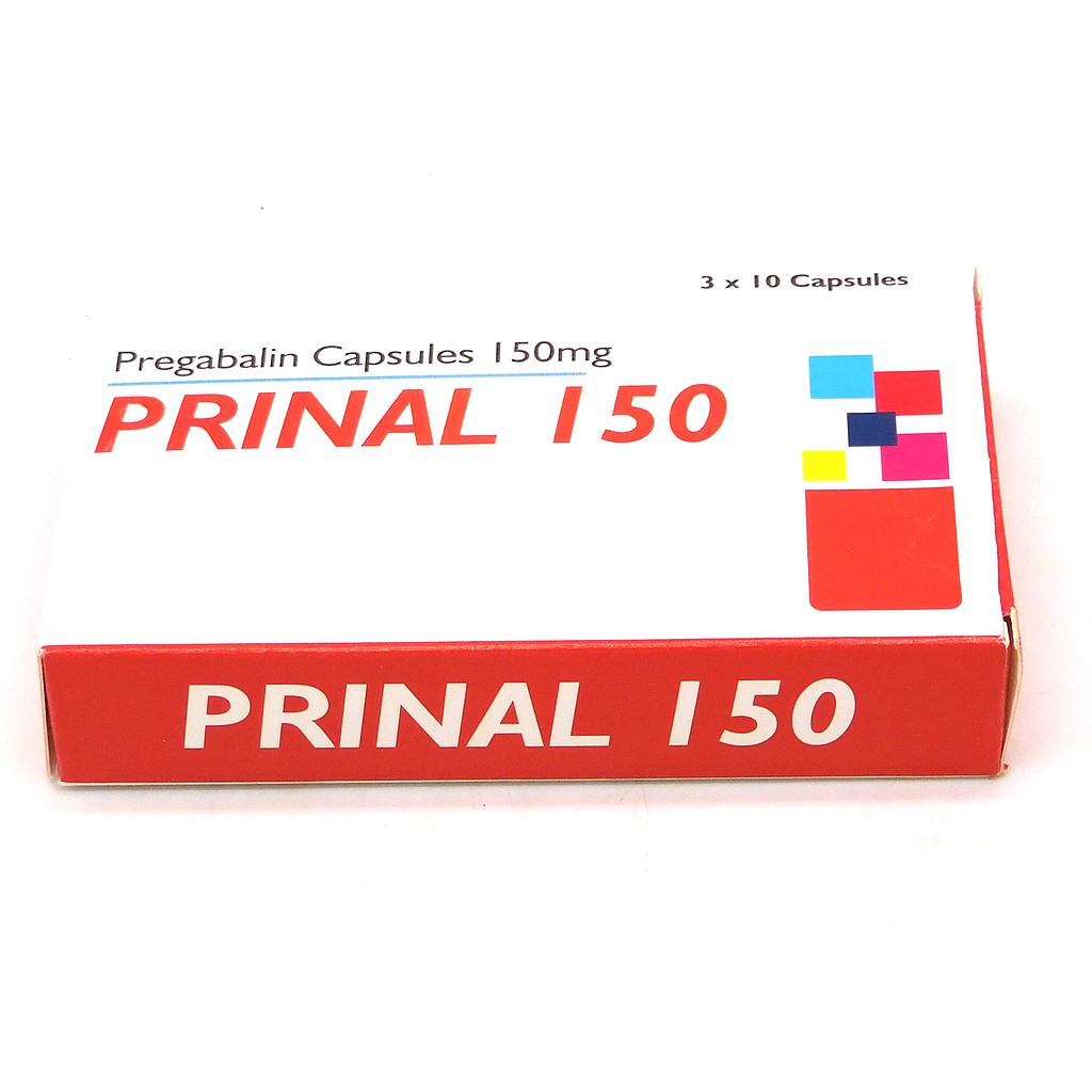 Pregabalin 150mg  Capsules (Prinal)