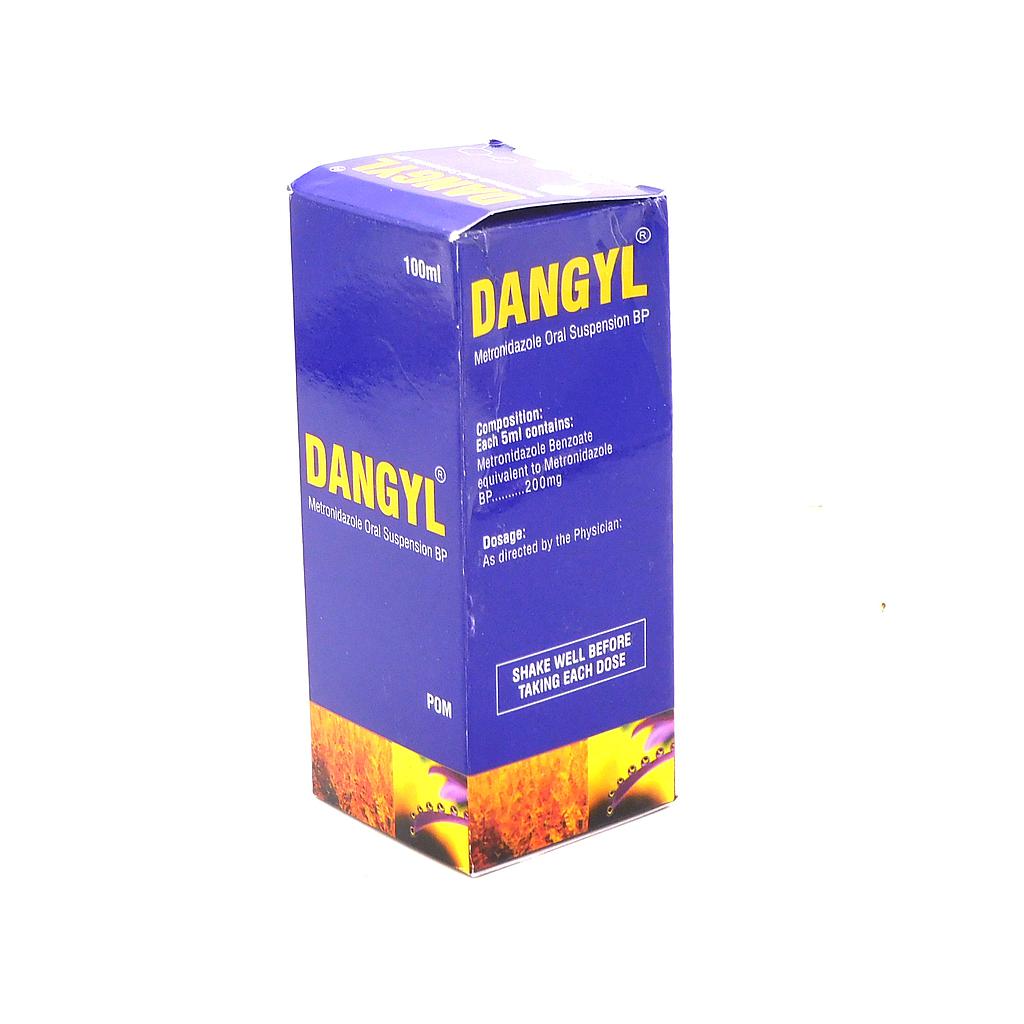 Metronidazole 100ml Suspension (Dangyl)