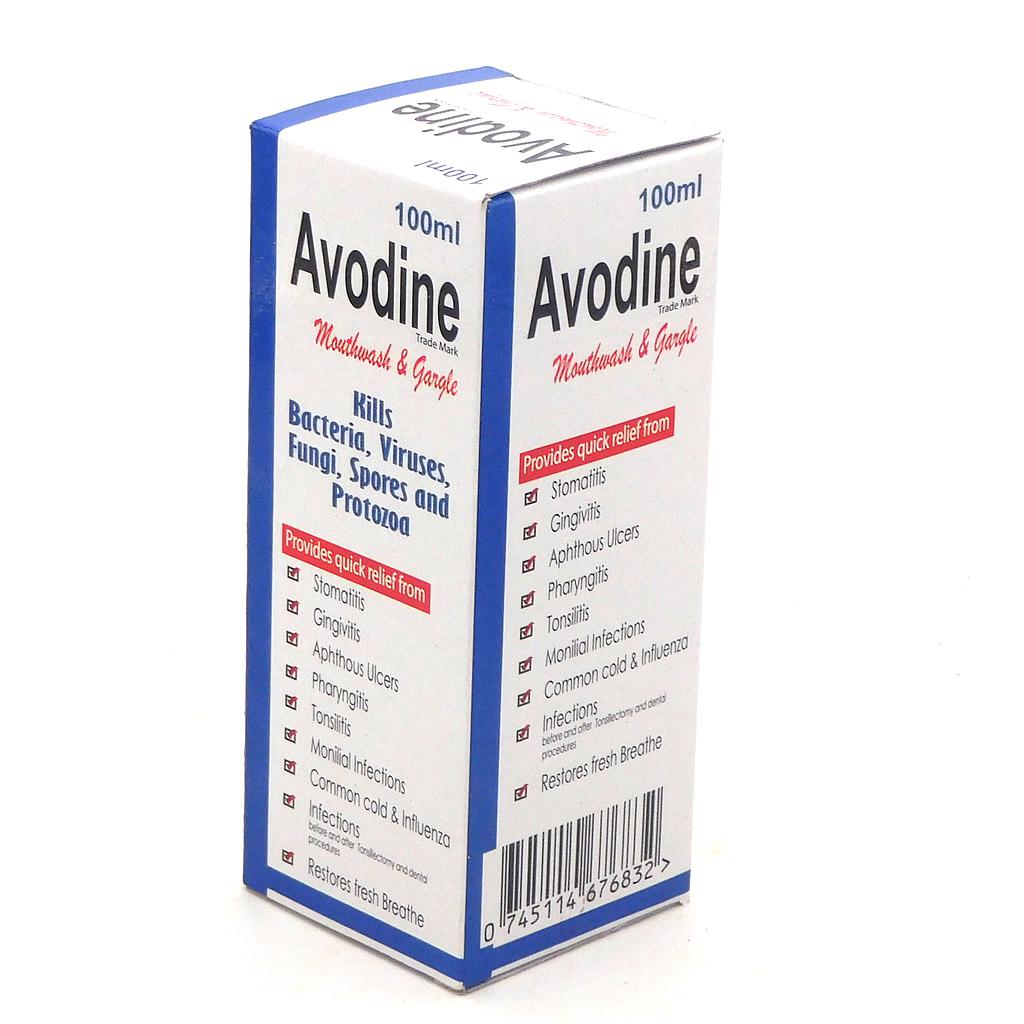 Povidone Mouthwash 100ml (Avodine)