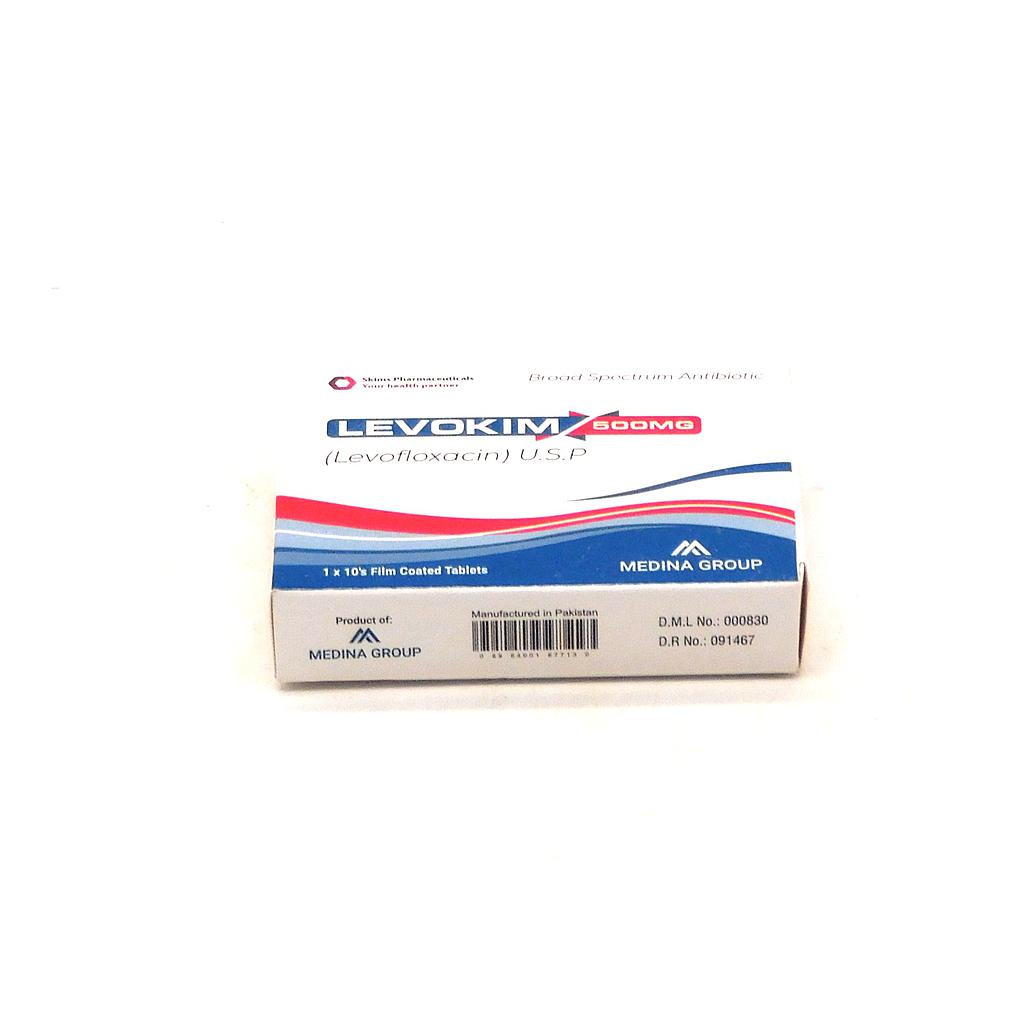 Levofloxacin 500mg Tablets (Levokim)