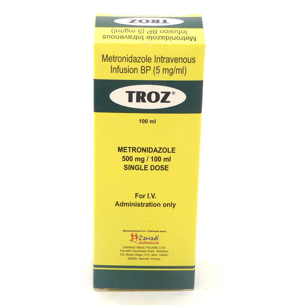 Metronidazole 100ml Injection (Troz)