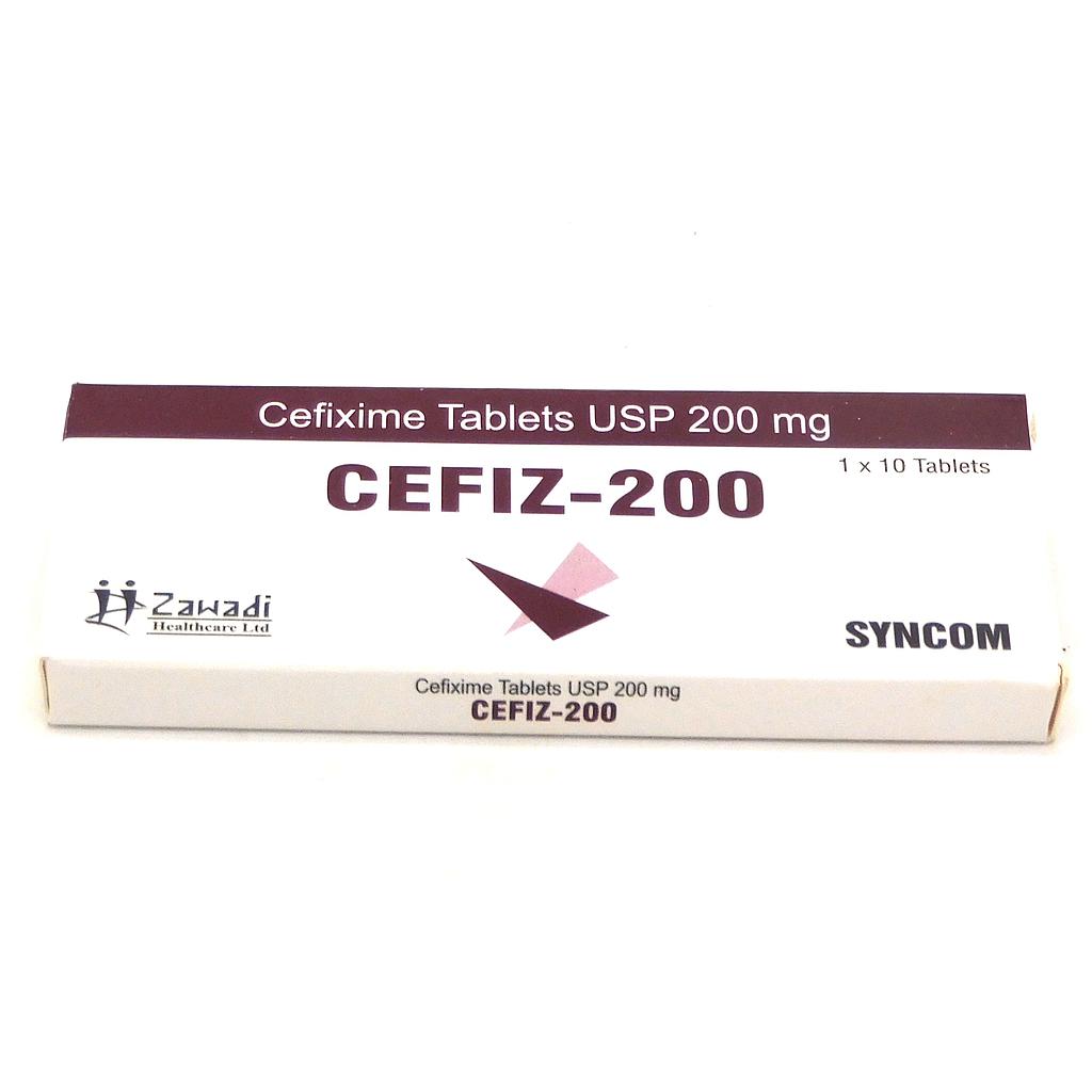 Cefixime 200mg Tablets (Cefiz-200)